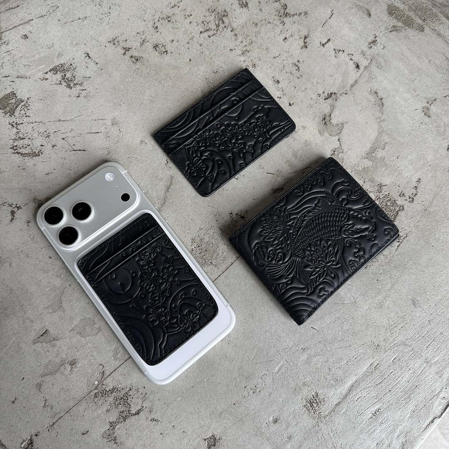 IZAKURA MagSafe Card Holder Black