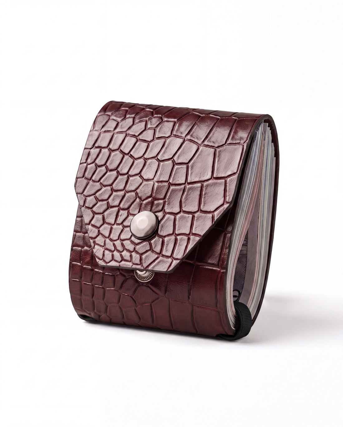 IZAKURA Tatsu Money-Clip Wallet — 1 Wallet — Burgundy