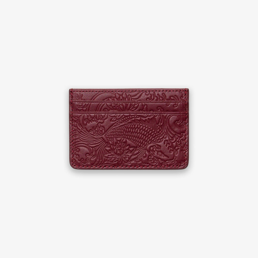 IZAKURA Card Holder — Cherry Red