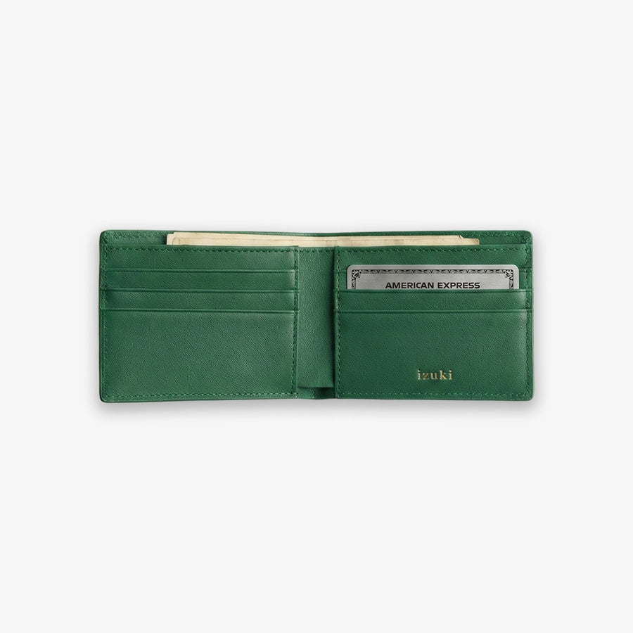 IZAKURA Bifold Wallet Emerald Green