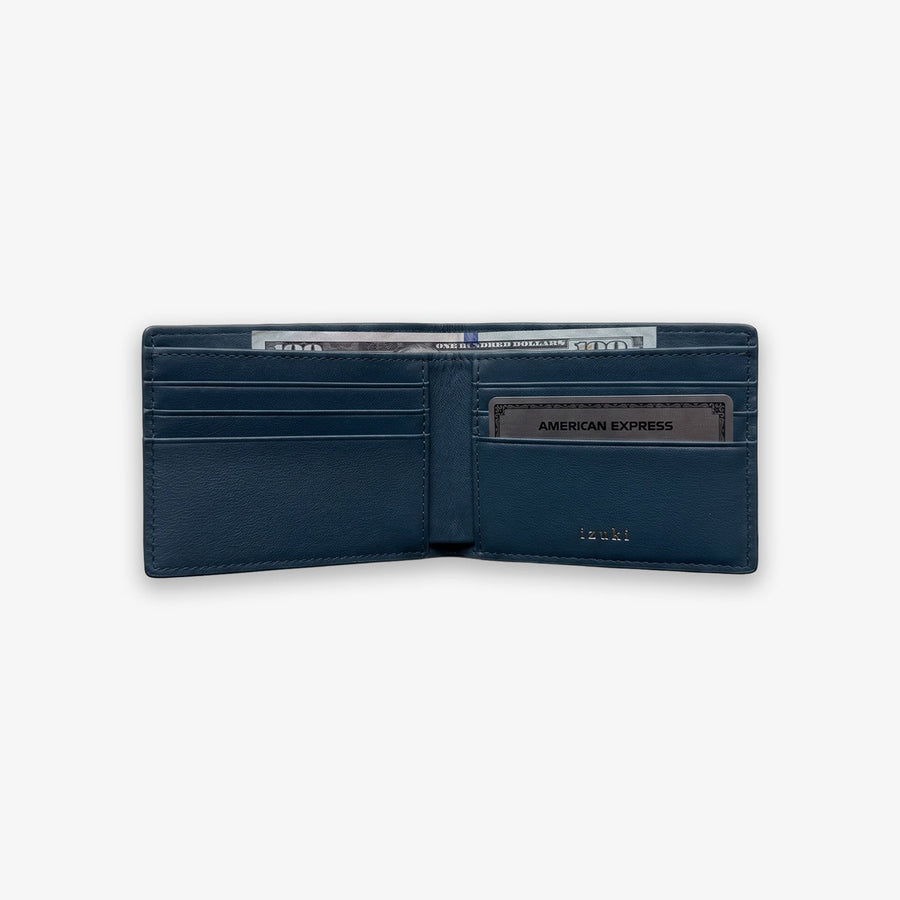 IZAKURA Bifold Wallet Ocean Blue