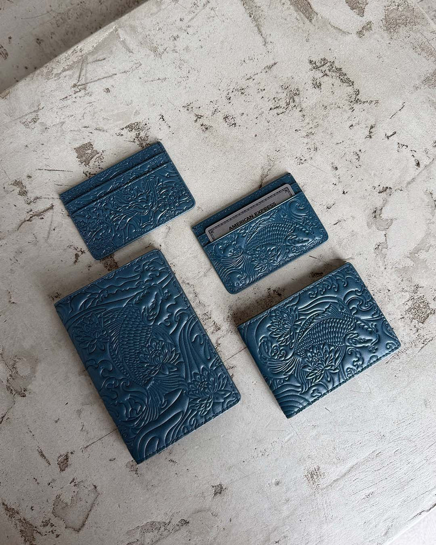 IZAKURA Bifold Wallet Ocean Blue