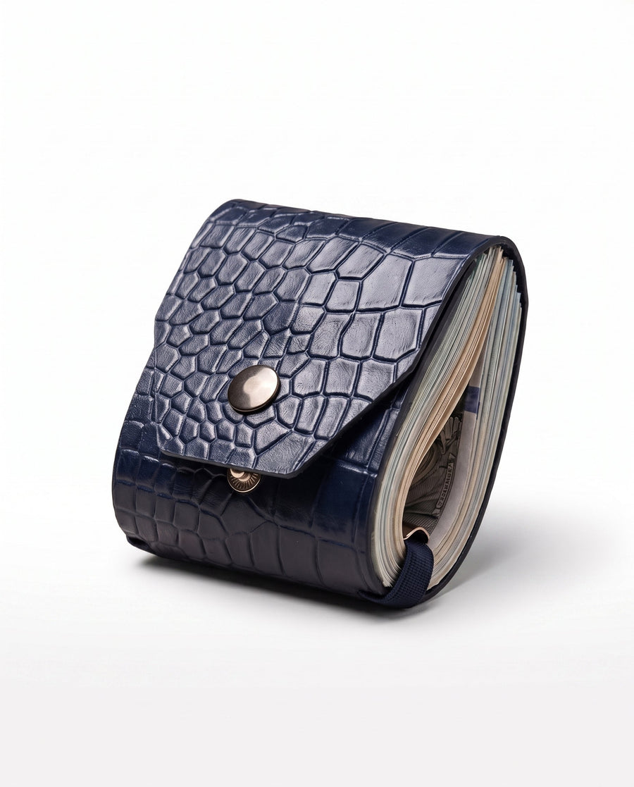 IZAKURA Tatsu Money-Clip Wallet Ocean Blue