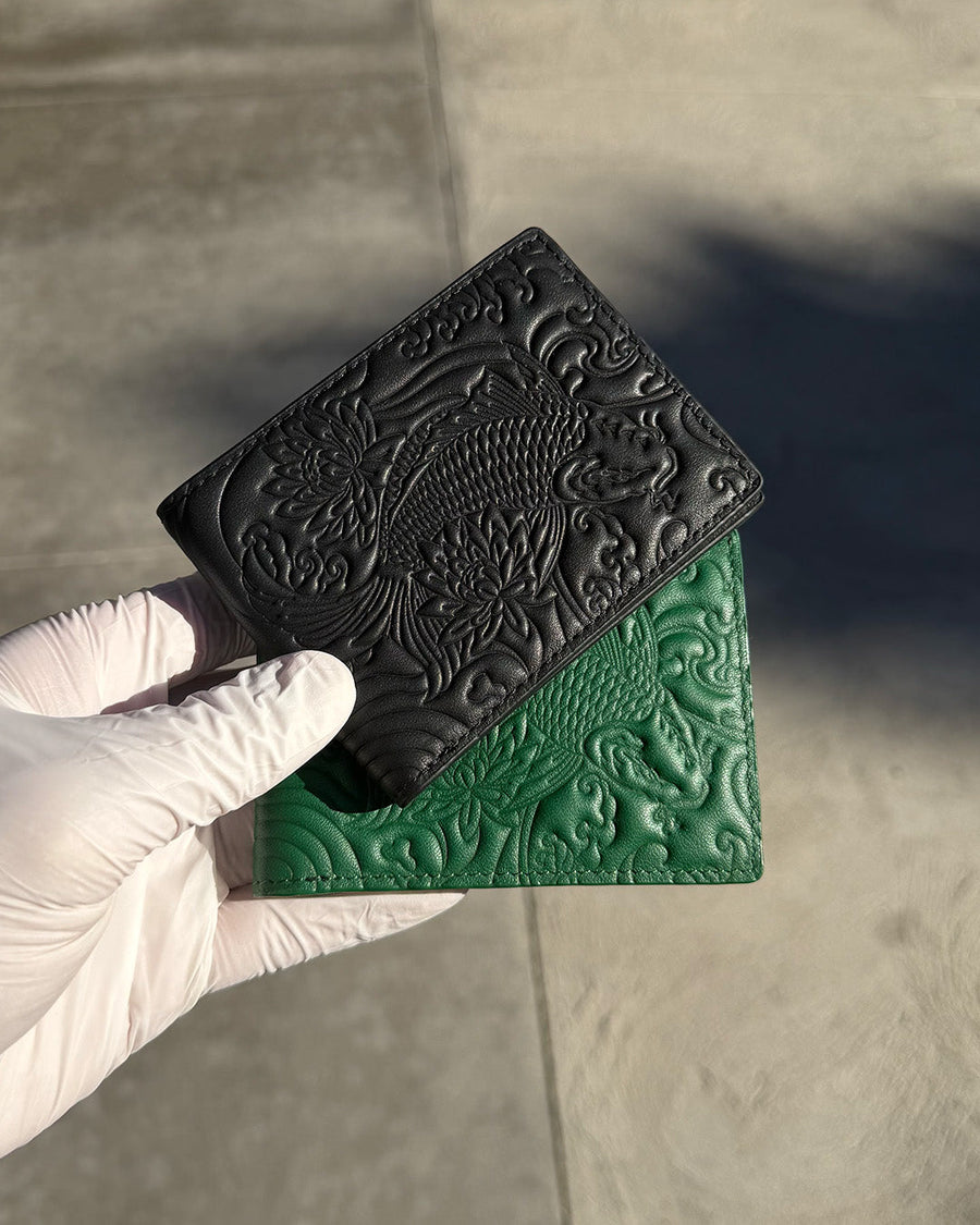 IZAKURA Bifold Wallet Black