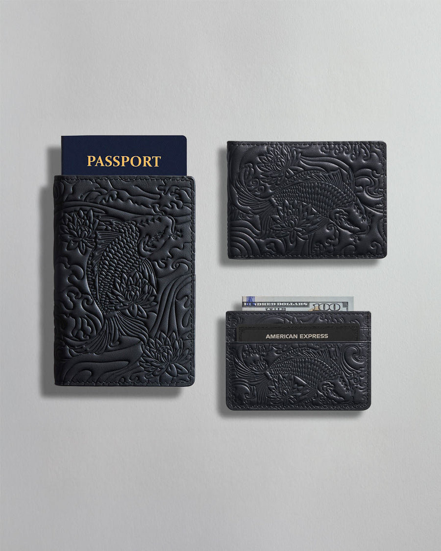 IZAKURA Card Holder Black