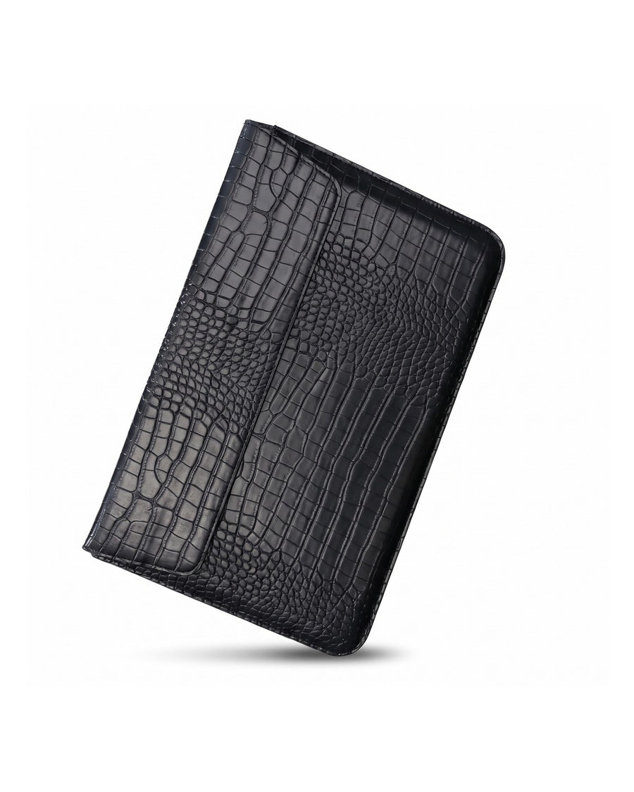 IZAKURA Wani Crocodile Laptop Sleeve Black