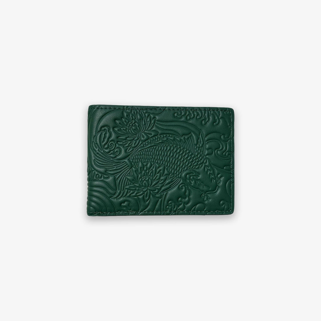 IZAKURA Bifold Wallet — Emerald Green