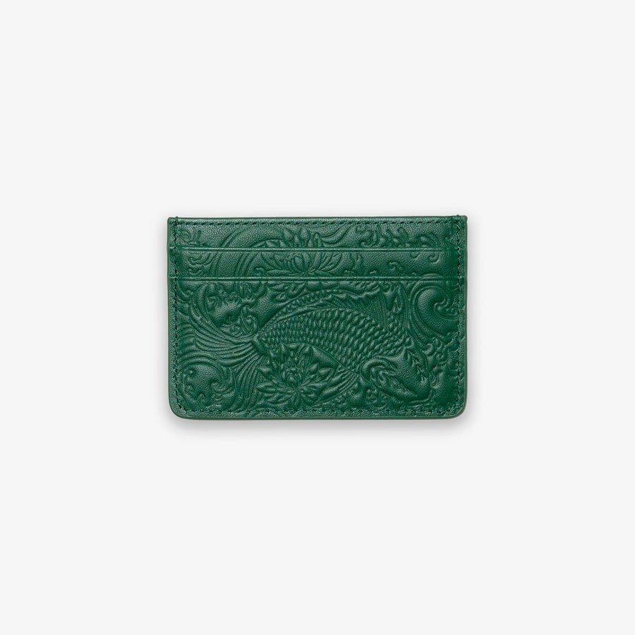 IZAKURA Card Holder Emerald Green