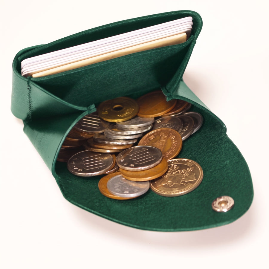 IZAKURA Koban Mini Wallet Emerald Green