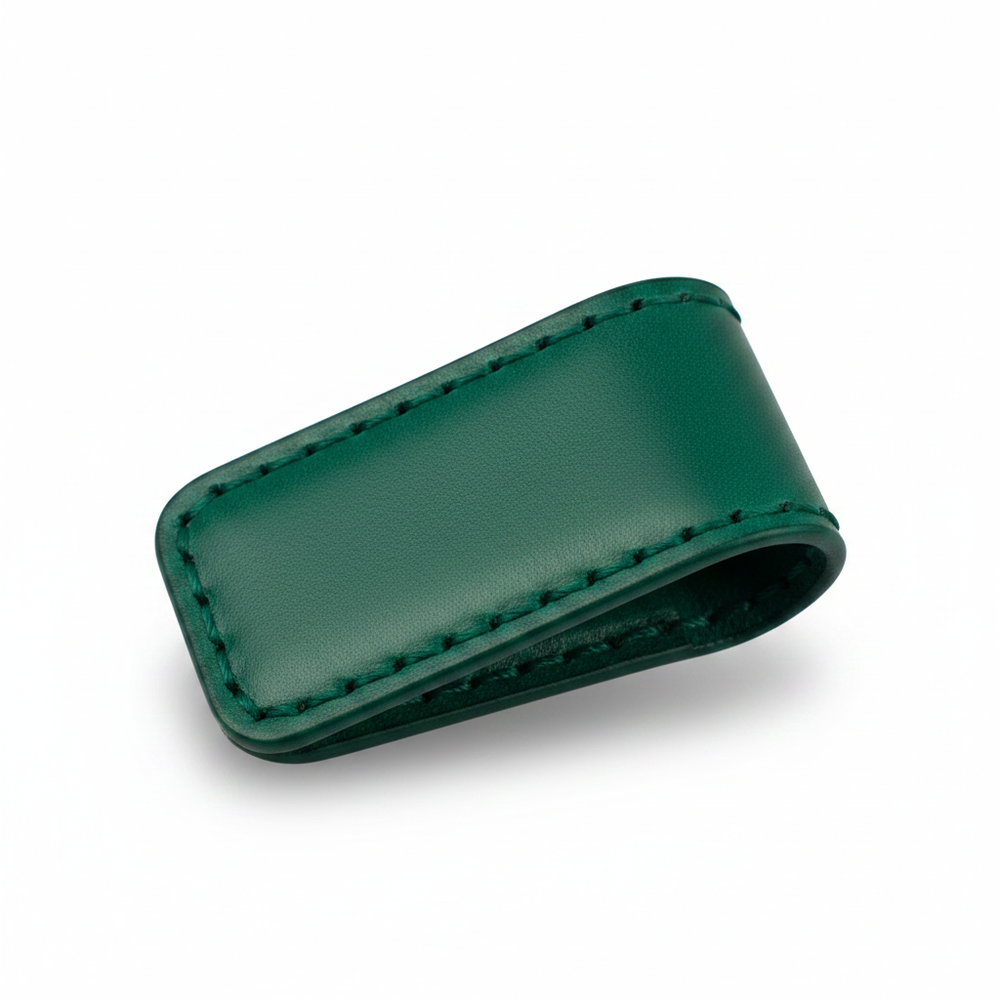 IZAKURA Leather Money Clip detail