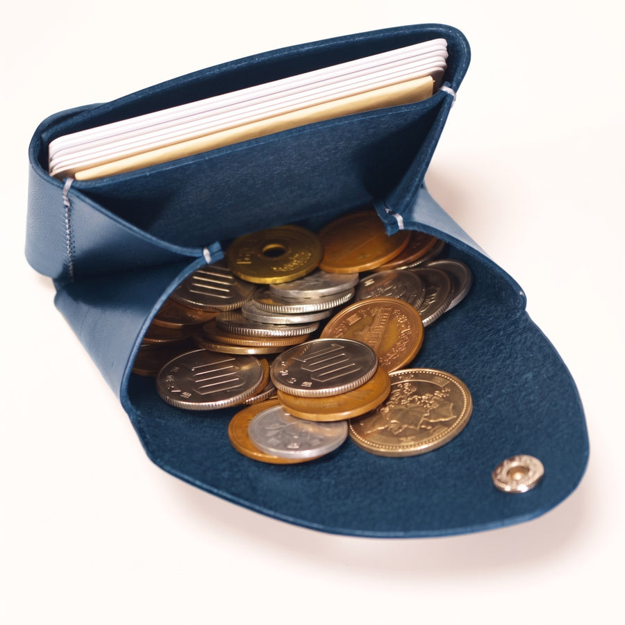 IZAKURA Koban Mini Wallet Ocean Blue